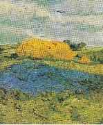 Vincent Van Gogh, Heuschober an einem Regentag